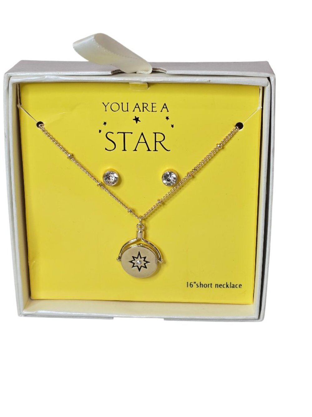 You are a Star Gold Plated Women's Necklace Gift Set NWT